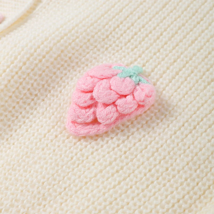 The Sweet Strawberry Snuggle Cardigan